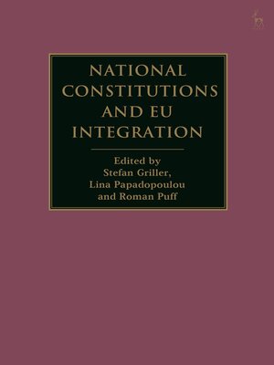 cover image of National Constitutions and EU Integration